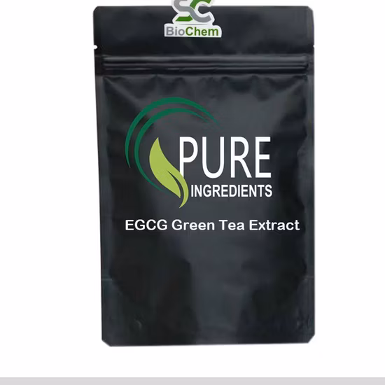 Estratto di tè verde 100% naturale, per uso alimentare, al 98%.